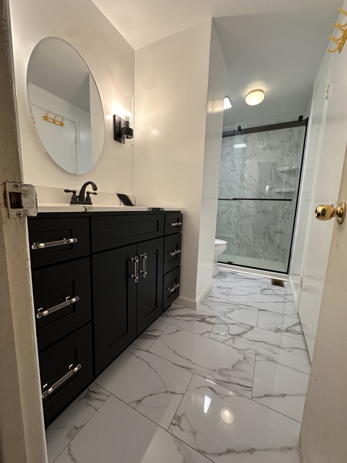 Bathroom renovation after