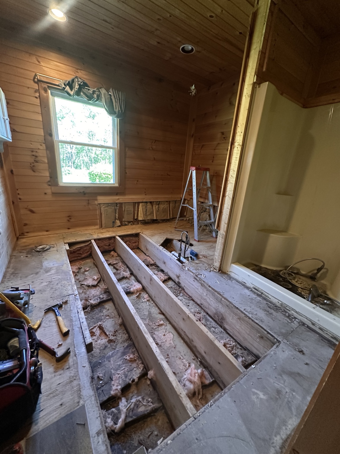Bathroom renovation before