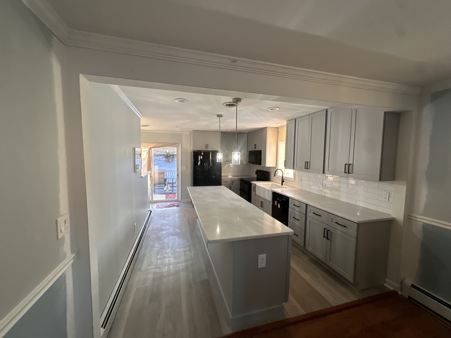 Remodeled kitchen