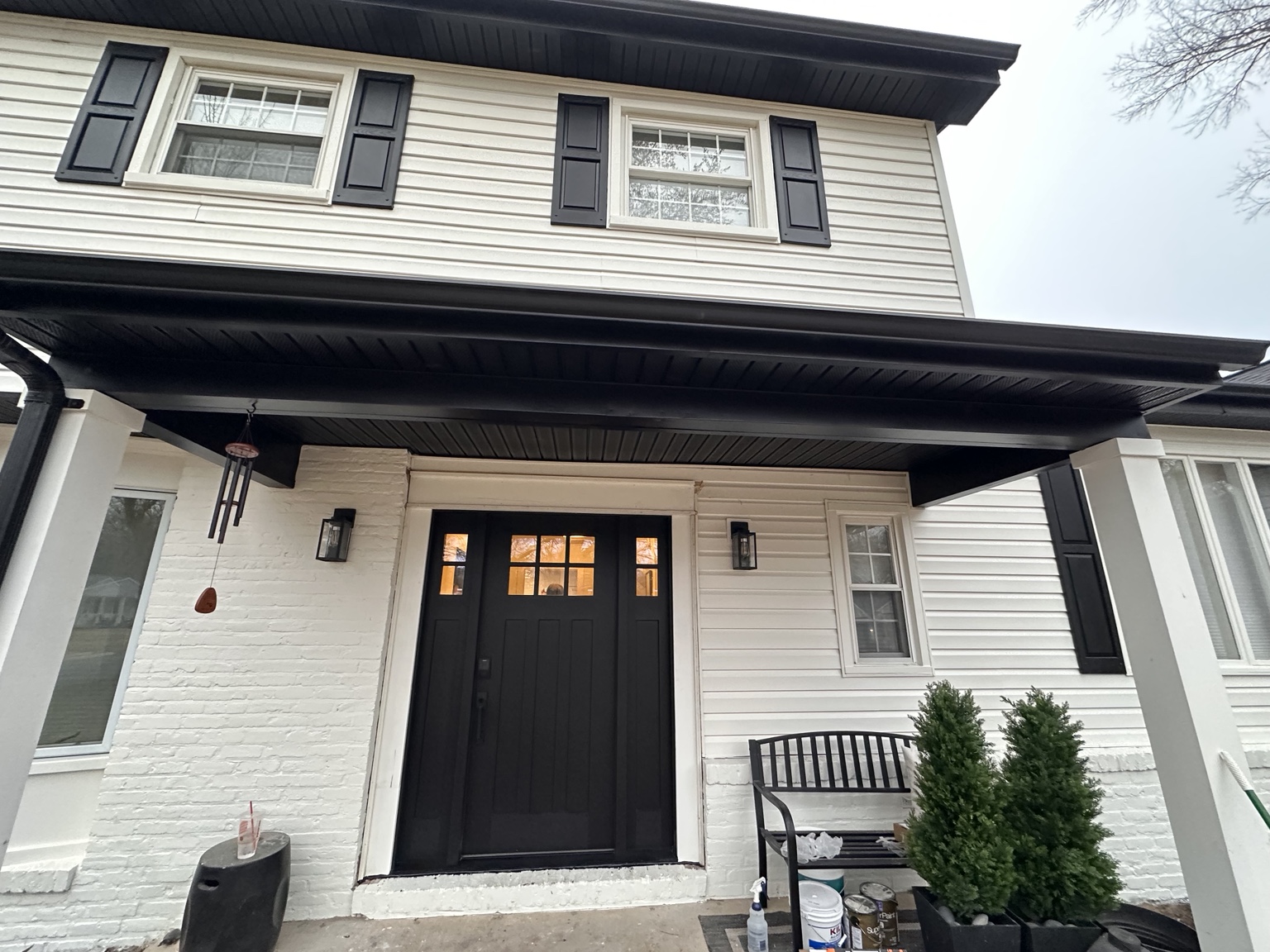 Exterior entry remodel